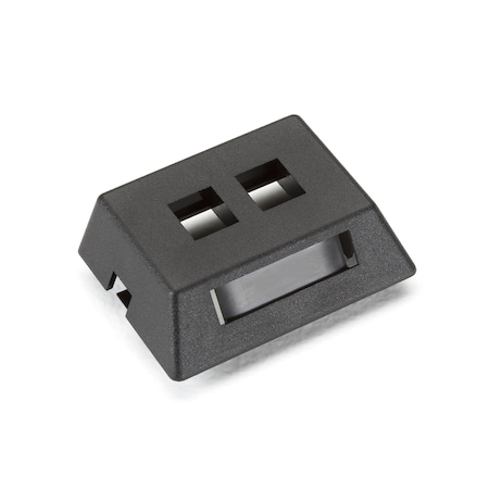 Black Box Gigabase2 Modular Furniture Faceplate, 2 WPT459-MF